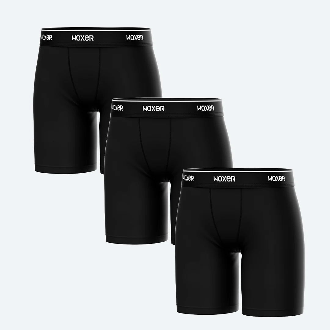 Biker High Waisted Black 2.0 3-Pack